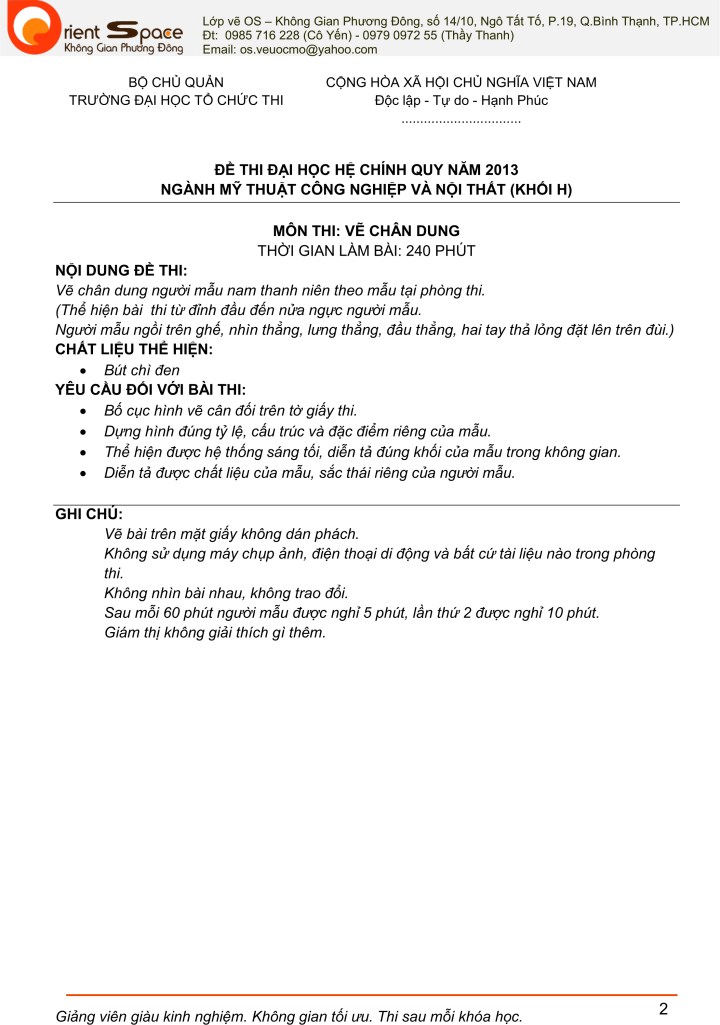de thi mon ve chan dung 2013 lop ve OS