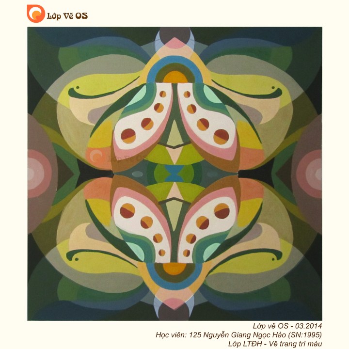 Vẽ trang trí hình vuông - (khối H1)